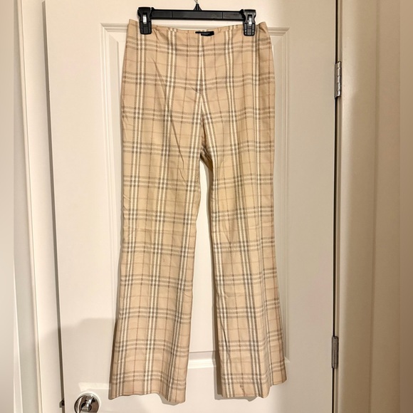Burberry London Beige Plaid TrousersWomen’s US 4 / UK 6Classic Check Pant